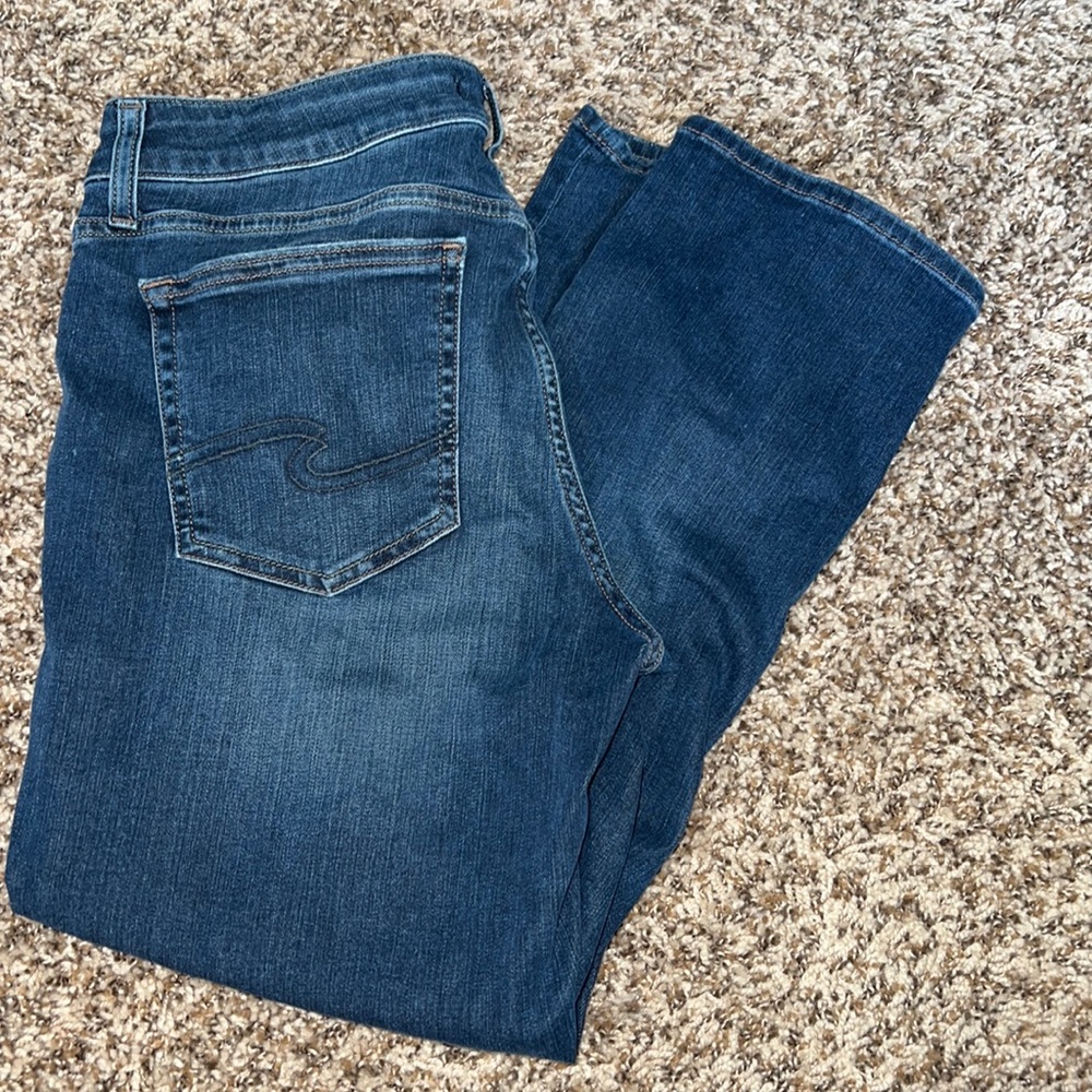 Womens Silver Elyse Capri